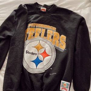 steelers vintage crew neck